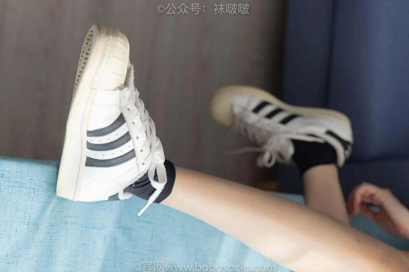 [BoBoSocks袜啵啵]NO.033 稚予-贝壳头、天鹅绒黑袜、天鹅绒白袜 [154P]插图2